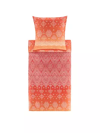BASSETTI | Satin Bettwäsche KERALA 70x90cm/140x200cm Orange | 